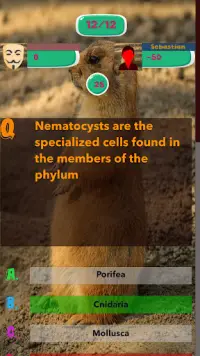 Zoology Test Quiz Screen Shot 1