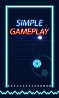 Neon Bouncy Ball: Simplest Ball Block Game Ever Screen Shot 3