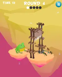 Tap the frog- Homeless Frog Games Screen Shot 20