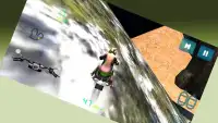 3D Moto Cross Mountain Stunts Screen Shot 2