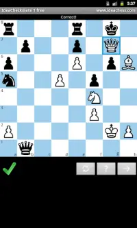 1 move checkmate chess puzzles Screen Shot 0