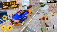 thành phố đua xe stunts game: cuộc đua leo đồi Screen Shot 4