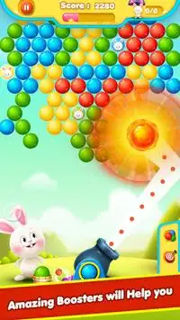 Bubble Shooter-Bunny Rescue-Match 3 Bubble Pop Screen Shot 2