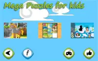 Mega Puzzles for kids Lite Screen Shot 0