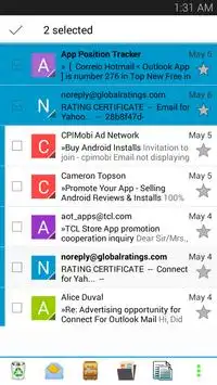 Email for Gmail App - Inbox Screen Shot 2