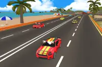 빠른 자동차 전쟁 레이스 3D Screen Shot 3