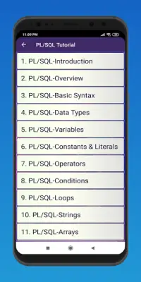 SQL and PL/SQL Tutorial Screen Shot 2