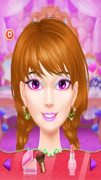 Makeover Cute Girl Salon Dress Up Game Screen Shot 3