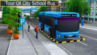 escola ônibus cidade treinador Screen Shot 0