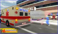 Ambulan Penyelamatan driver 3D Screen Shot 2