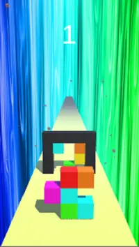 Colorful Shape Havoc - 3D Finger Reaction Game Screen Shot 2