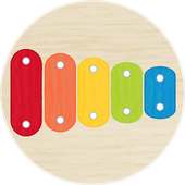 Wooden Sensory Xylophone for Babies