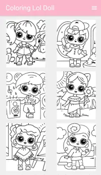 Coloring Lol and Lola Loli Dolls Screen Shot 0