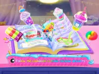 Rainbow Unicorn Secret Cook Book: Food Maker Jogos Screen Shot 1