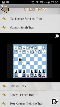 Chess Tutorials - Games Screen Shot 1