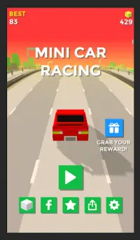Mini Car - Risky Road Screen Shot 0
