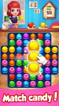 Candy House Fever - colorés et puzzles joyeux Screen Shot 1