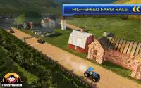 جرار سباق سائق مزرعة 3D Screen Shot 1