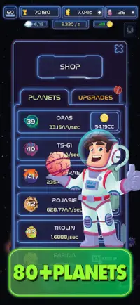 Space Merge: Galactic Idle Game Screen Shot 3