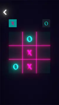 Tic Tac Toe Glow -  XO Game Screen Shot 3