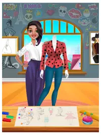 DIY Patches Fashion Design - Girls Game Screen Shot 4
