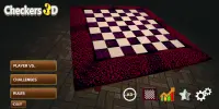 Checker: Checker online Game Papan 3D Gratis Screen Shot 3