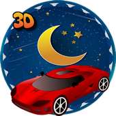 3D NIGHT CAR RACING