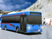 Offroad Snow Hill Bus Drive 3D Screen Shot 0