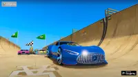 Superhero Car Stunt Racing Screen Shot 2