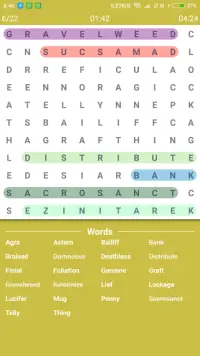 Simple Word Search Puzzle Game Screen Shot 5