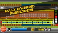 Subway Simulator 2D - city metro train driving sim Screen Shot 4