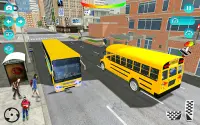 Coach School bus driving game Screen Shot 2