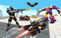 Flying Bat Robot Games: Superhero New Game 2021 Screen Shot 4
