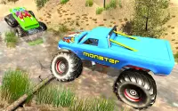 Monster Truck Game 3D Cargo Pickup Truck Game 2021 Screen Shot 0