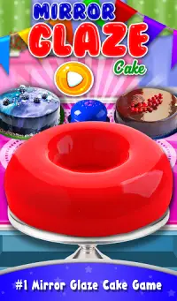 Strawberry Chocolate Mirror Glaze Cake! DIY Chef Screen Shot 10