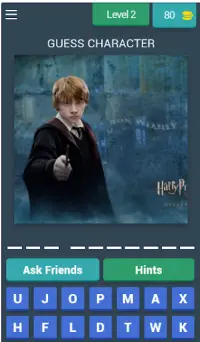 Guess Character & Spell HARY POTTER Screen Shot 2