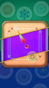 Carrom Board Game: Disc Pool Screen Shot 2