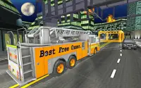 Fire Truck Rescue Driving Sim 3D Screen Shot 0
