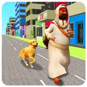 Angry Jalal Running Prank Game 3D