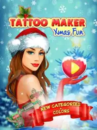 Tattoo Maker Xmas Fun Screen Shot 5