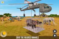 resgate de animais: helicóptero do exército Screen Shot 11