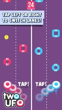 TWO UFO: tap game Screen Shot 6