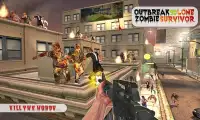 Outbreak zombie: sopravvissuto solo Screen Shot 2