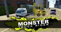 Monster ciężarówka jeźdźca Screen Shot 0