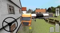 Rolnicze Ciężarówka 3D: Mleko Screen Shot 2