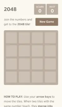 2048 Screen Shot 1