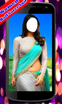 Women Half Saree Suit New Screen Shot 1