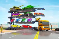 Superhero Car Transport Truck Screen Shot 2
