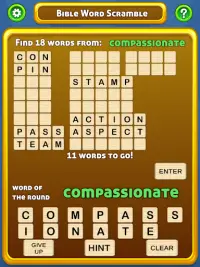 Bible Word Scramble - Fun Free Bible Word Puzzle Screen Shot 4
