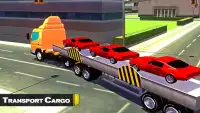 3D مدينة شاحنة بضائع النقل Screen Shot 4